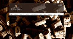 Desktop Screenshot of bodegabiniagual.com