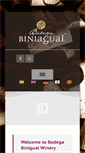Mobile Screenshot of bodegabiniagual.com